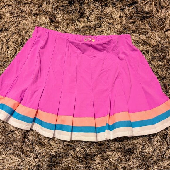 SOLD Lilly Pulitzer Loren Luxletic Tennis Skort Size M Amethyst Stripe NWOT $108 - Picture 5 of 9